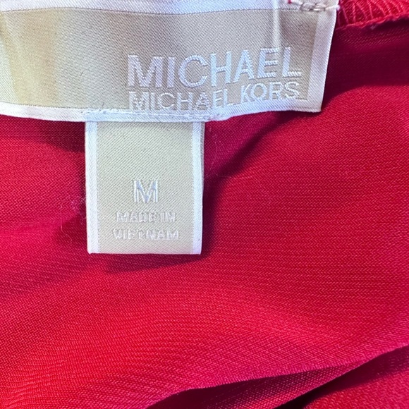 Michael Kors Red Long Sleeve Dress - Picture 7 of 7